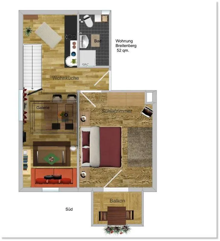 Ferienwohnungen Wolf - Pfronten Mitte, Apartment